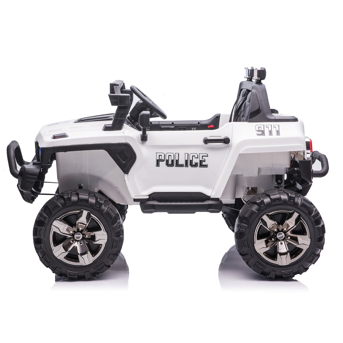 12V 4X4 Police Truck 2 Seater Ride on with Parental Remote Control for – Cool Toyz Canada