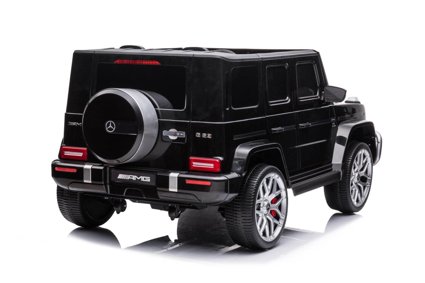 24V 4x4 Mercedes G63 2 Seater Ride on Car with Parental Remote Control (Black)
