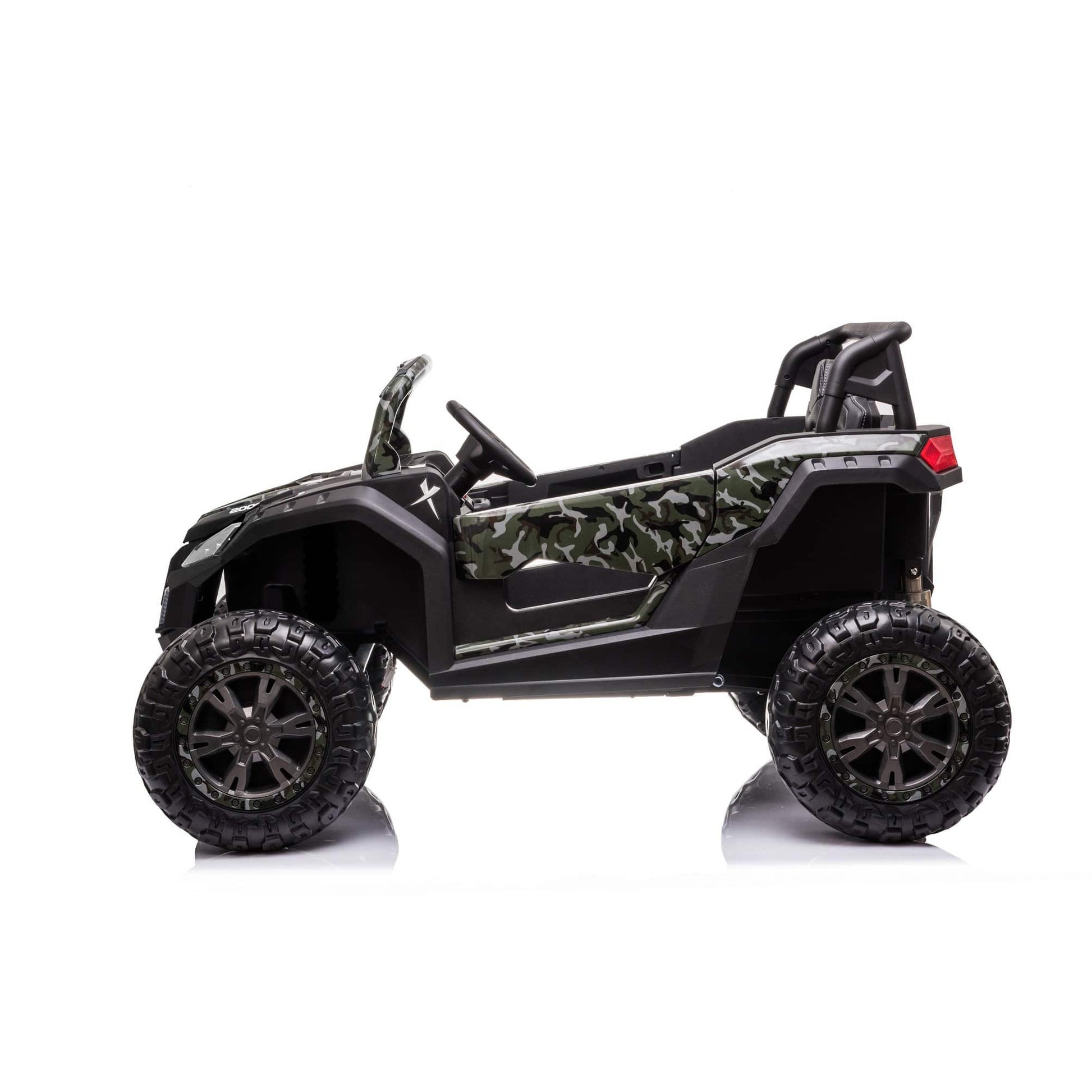 24V 4x4 Freddo Toys Dune Buggy 2 Seater Ride on with Parental Remote Control for 3+ Years (Cammo Green)
