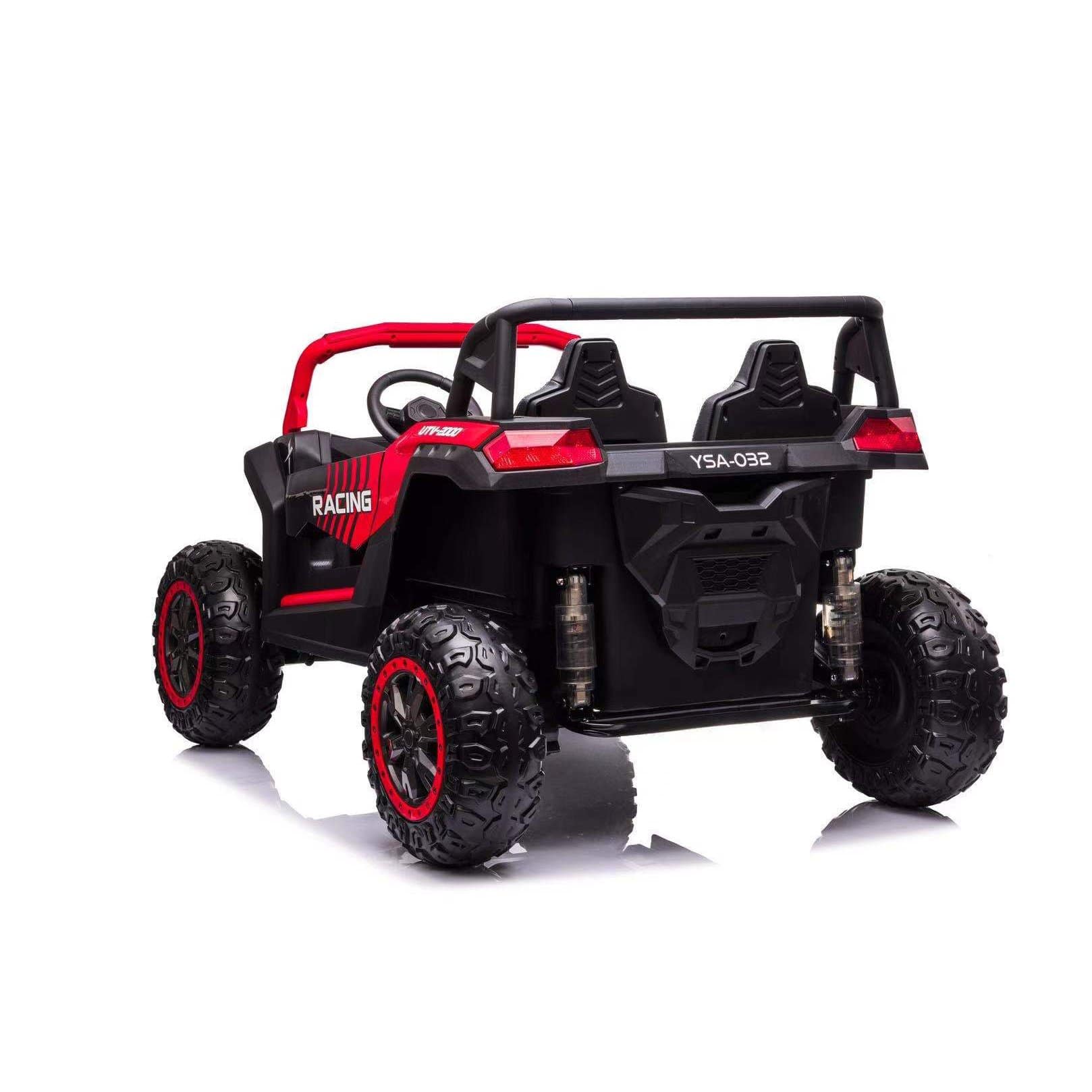 24V 4x4 Freddo Toys Dune Buggy 2 Seater Ride on with Parental Remote Control for 3+ Years (Red)