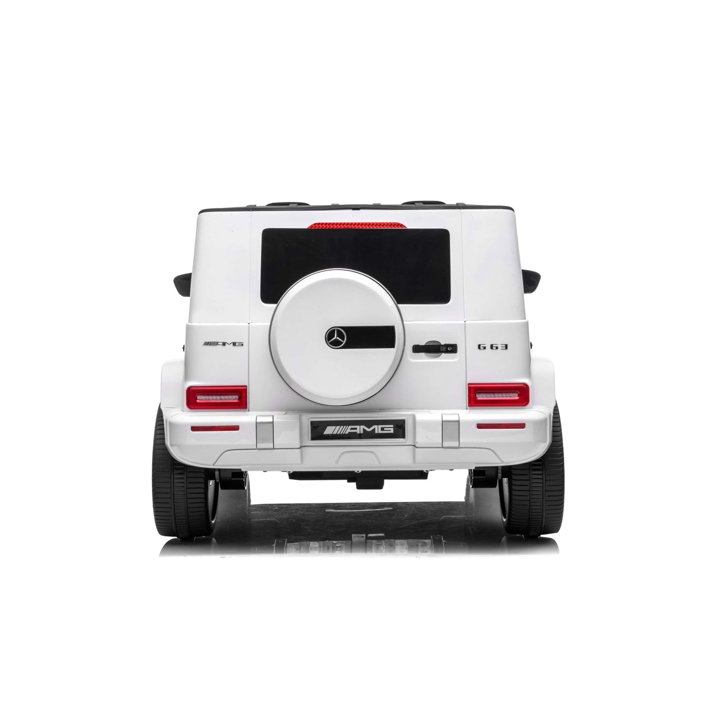 24V 4x4 Mercedes G63 2 Seater Ride on Car with Parental Remote Control (White)