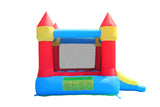 Castle Bouncer with Slide and Hoop | Happy Hop