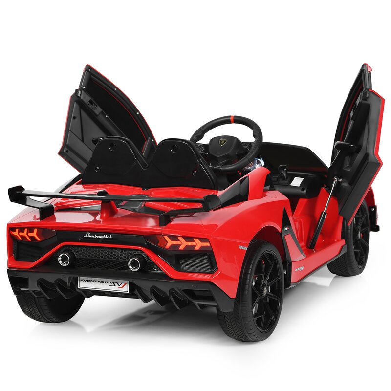 12V Lamborghini Aventador SVG Sports 1 Seater Ride on Car